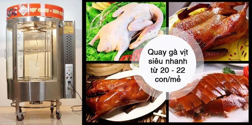 Thông số sản phẩm Lò quay vịt 850